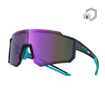 Športové slnečné okuliare Altalist Legacy 2 čierna s fialovými sklami