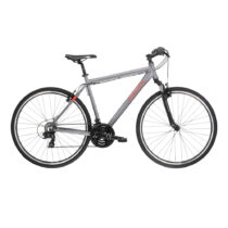 Pánsky crossový bicykel Kross Evado 1.0 28&quot; - model 2023 grafitová/červená - S (17&quot...