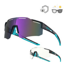 Športové slnečné okuliare Altalist Legacy 3 tyrkysovo-čierna s fialovými sklami