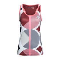 Dámske bežecké tričko Newline Imotion - bez rukávov ružovo-šedá - S