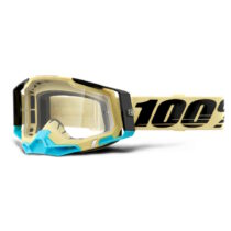 Moto okuliare 100% Racecraft 2 Airblast, číre plexi