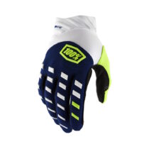 Motokrosové rukavice 100% Airmatic modrá/biela modrá/biela - M