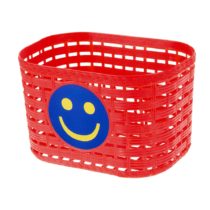 Detský predný košík plast červená
