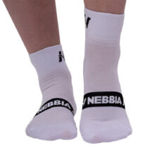 Ponožky Nebbia &quot;EXTRA PUSH&quot; crew 128 White - 35-38