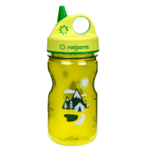 Detská fľaša NALGENE Grip'n Gulp 350ml Green Trail