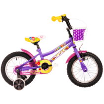 Detský bicykel DHS Daisy 1402 14&quot; - model 2022 Purple