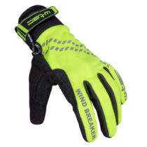 Zimné cyklo a bežecké rukavice W-TEC Trulant B-6013 žltá - XXL