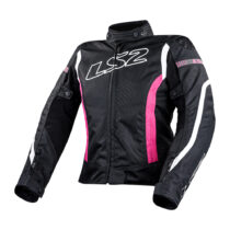 Dámska moto bunda LS2 Gate Black Pink čierna / ružová - XS