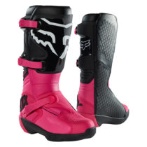Dámske motokrosové topánky FOX Comp Buckle Black Pink MX23 čierna / ružová - 7