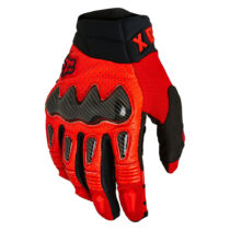 Motokrosové rukavice FOX Bomber Ce Fluo Red MX22 fluo červená - S