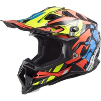 Motokrosová helma LS2 MX700 Subverter Rascal Gloss Black Fluo Orange - XS (53-54)