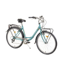 Mestský bicykel DHS Citadinne 2634 26&quot; - model 2022 Turquoise - 18&quot;