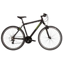 Pánsky crossový bicykel Kross Evado 2.0 28&quot; - model 2023 čierna/zelená - S (17&quot;, 1...