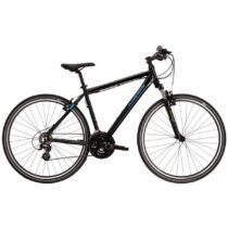 Pánsky crossový bicykel Kross Evado 2.0 28&quot; - model 2023 čierna/modrá - S (17&quot;, 15...