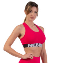 Športová podprsenka Nebbia Cross Back 410 Pink - XS