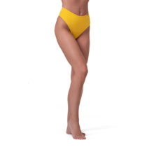 Dámske high waist bikiny Nebbia Sporty Bottom 555 Yellow - M