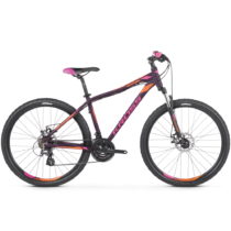 Dámsky horský bicykel Kross Lea 3.0 27,5&quot; - model 2020 fialová/ružová/oranžová - S (17'')
