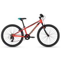 Juniorský bicykel KELLYS KITER 30 24&quot; - model 2023 Neon Orange - 11&quot; (125-145 cm)