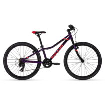 Juniorský bicykel KELLYS KITER 30 24&quot; - model 2023 Purple - 11&quot; (125-145 cm)
