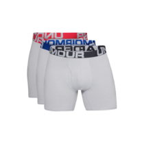 Pánské boxerky Under Armour Charged Cotton 6in 3 Pack Mod Gray Medium Heather - M
