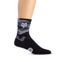 Cyklo ponožky FOX 6&quot; Ranger Sock Black Camo - XS/S (36-41)