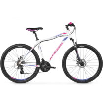 Dámsky horský bicykel Kross Lea 3.0 27,5&quot; - model 2020 bielo-fialová - M (19'')