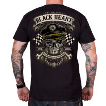 Tričko BLACK HEART Old School Racer čierna - 3XL