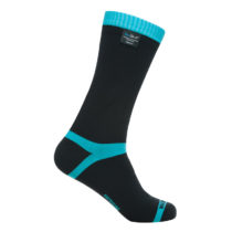 Nepremokavé ponožky DexShell Coolvent Aqua Blue Stripe - XL