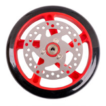 Náhradné koliesko s brzdovým diskom na kolobežku Discola 200x30mm červená