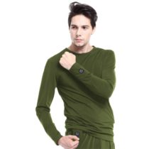 Vyhrievané tričko s dlhým rukávom Glovii GJ1C zelená - XL