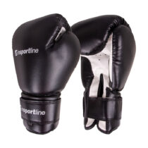 Boxerské rukavice inSPORTline Metrojack čierno-biela - 4 oz