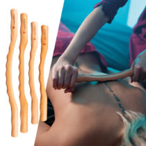 Súprava drevených masážnych tyčí inSPORTline Jarosa Set
