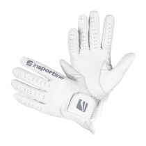 Dámske kožené rukavice inSPORTline Elmgreen Lady krémovo biela - L