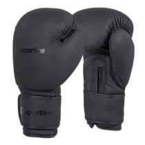 Boxerské rukavice inSPORTline Kuero čierna - 16oz