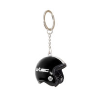 Kľúčenka v tvare prilby W-TEC Clauer čierna