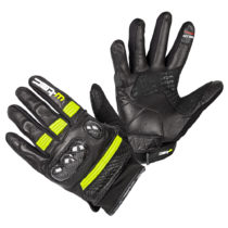 Moto rukavice W-TEC Rushin Black-Fluo Yellow - 3XL