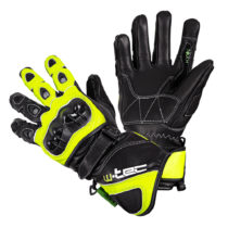 Motocyklové rukavice W-TEC Supreme EVO čierno-zelená - 3XL
