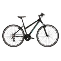 Dámsky crossový bicykel Kross Evado 2.0 D 28&quot; - model 2022 čierna/mint - M (17&quot;)
