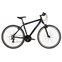 Pánsky crossový bicykel Kross Evado 2.0 28&quot; - model 2022 čierno-modrá - M (19'')