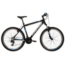 Horský bicykel Kross Hexagon 1.0 26&quot; - model 2022 čierna/biela/modrá - L (21'')
