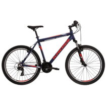 Horský bicykel Kross Hexagon 1.0 26&quot; - model 2022 tmavo modrá/červená/šedá - L (21'')