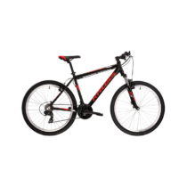 Horský bicykel Kross Hexagon 26&quot; - model 2022 čierna/červená/šedá - M (19'')