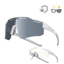 Športové slnečné okuliare Altalist Legacy 3 biela s čiernymi sklami