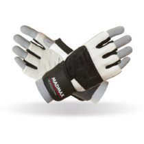 Fitness rukavice MadMax Professional 2021 bielo-čierna - XXL