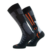 Motorkárske ponožky Comodo MTB1 Black Orange - 35-38