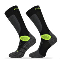 Motorkárske ponožky Comodo MTB2 Black Green - 35-38