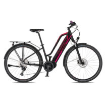 Dámsky trekingový elektrobicykel 4EVER Marianne Elite Trek - model 2021 čierna / ružová - 18&quo...