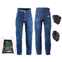 Pánske moto jeansy W-TEC Biterillo modrá - 6XL