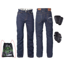 Pánske moto jeansy W-TEC Resoluto modrá - 5XL