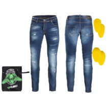 Pánske moto jeansy W-TEC Feeldy modrá - 6XL